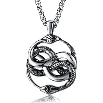 Přívěsek Přívěsek z chirurgické oceli - Infinidad Spletený had, Model BEZ ŘETÍZKU (pouze přívěsek) Impress Jewelry 2303291548493058