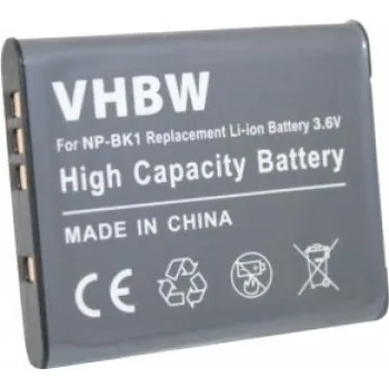 VHBW Baterie NP-BK1 pro Sony CyberShot DSC-S750 / DSC-S950 / DSC-W370, 600 mAh