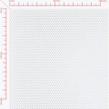 Plech Děrovaný plech; děrování kruhové přesazené; otvor 1mm; rozteč 2mm