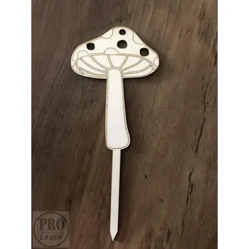 Zahradní dekorace Dřevěný zápich houba