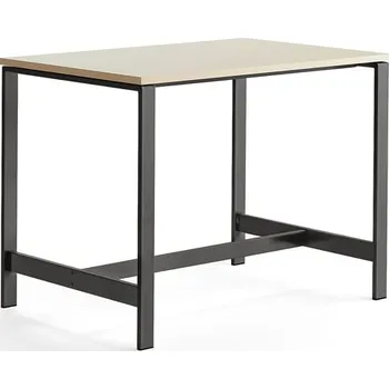 Jednací stůl Stůl VARIOUS, 1200x800 mm, výška 900 mm, černé nohy, bříza