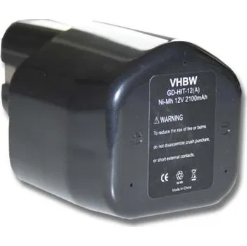 VHBW Baterie pro Hitachi EB1224 / EB12B / EB12G, 12 V, 2.1 Ah