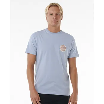 Pánské oblečení Tričko Rip Curl WETTIE PASSAGE ICON TEE Spray Blue velikost S