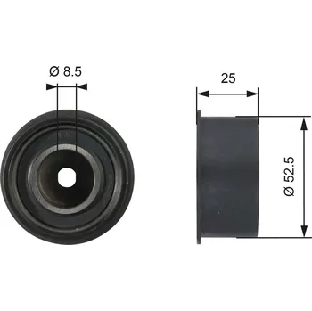 Vratná/vodicí kladka, ozubený řemen GATES T42076