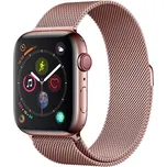 DEVIA řemínek pro Apple Watch 41mm / 40mm / 38mm - nerezový - Rose Gold růžový; D0826XJ