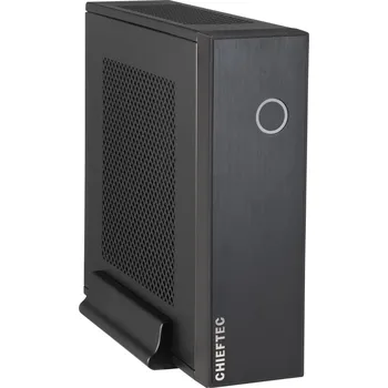 PC skříň Chieftec Compact IX-03B-OP, mini-ITX skříň, bez zdroje, černá