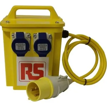 Transformátor Stavební transformátor, 3.3 kVA Intermittent 5 Mins on 15 Mins off, primární napětí: 110V, sekundární napětí: 230V, 2 x