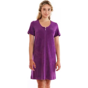 Dámský župan BARI 3/4 župan s krátkým rukávem sparkling grape 51 64 4336 - M