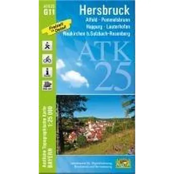 ATK25-G11 Hersbruck (Amtliche Topographische Karte 1:25000) - Landesamt für Digitalisierung, Breitband und Vermessung