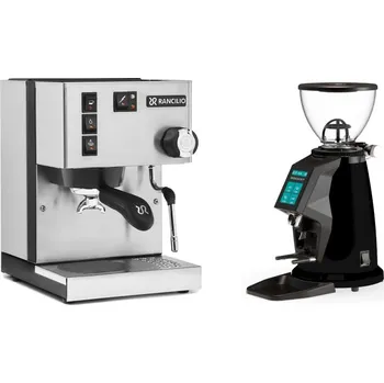 Kávovar Rancilio Silvia BC + Rocket Espresso SPLUGA, black