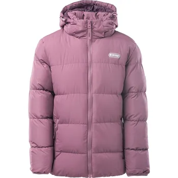 Dívčí bunda Dětská Zimní prošívaná bunda HI-TEC SAFIO JRG M000177035 – Fialová 158