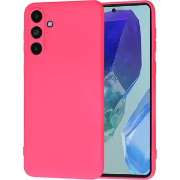 Pouzdro na mobilní telefon Kryt Samsung Galaxy M55 Techsuit SoftFlex - hot pink