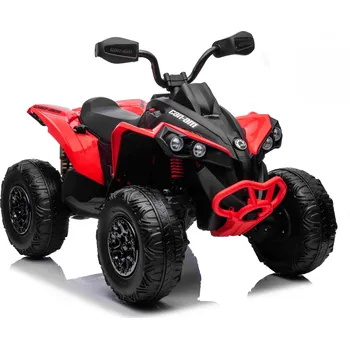 Dětské elektrovozidlo Dětská elektrická čtyřkolka CAN-AM Maverick | 2x200W | červená EVA kola | 400W | zadní transportní madlo