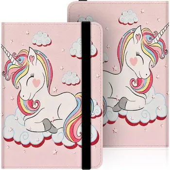 Pouzdro na čtečku elektronické knihy Armori Wraper W014 - univerzální pouzdro na čtečky knih, 6" displej - motiv Unicorn + BONUSY