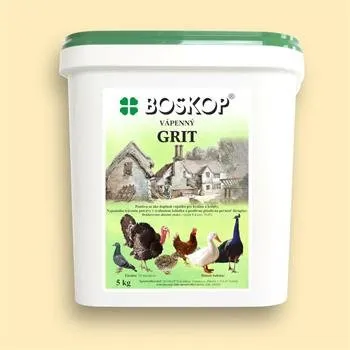 Krmivo pro hospodářské zvíře BOSKOP GRIT minerální krmivo pro drůbež 5kg