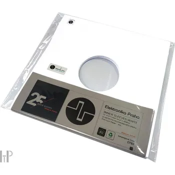 Elektronika Praha - Inner Paper Sleeves White - 25 kusů