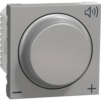 Elektrická zásuvka Ovládač hlasitosti, Aluminium