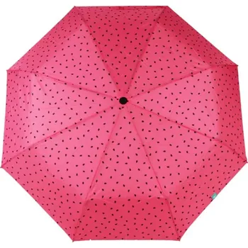 Skládací deštník manuální FLUO růžový