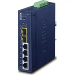 Planet IGS-4215-4T2S průmyslový L2 switch 4x 1Gb TP + 2x SFP, VLAN, IP30, -40 až 75°C, SNMP, 9-48VDC/24VAC