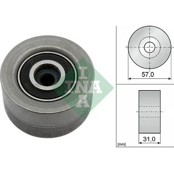 Vratná/vodicí kladka, ozubený řemen INA 532 0992 10