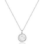 JVD Dámský stříbrný náhrdelník se zirkony SVLN0565XK5BI45