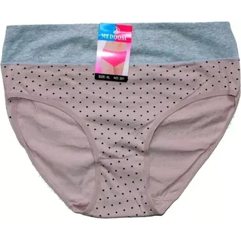 Dámské kalhoty Dámské kalhotky do pasu levné putíčkové 201 čoko 599/327