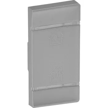 Elektroinstalační materiál Valena LIFE kryt pro MYHONE 1modul. ON/OFF pravý barva hliník *755557 Legrand