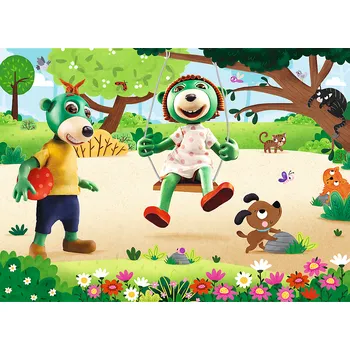 Puzzle Treflíci: V parku 20 dílků