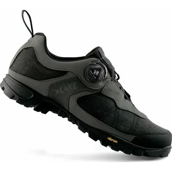 Pánské cyklistické tretry Cyklistické tretry LAKE MX105 black/grey, vel. 43