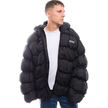 Pánská casual bunda Bunda Karl Kani - Oversized Square Quilted Puffer Jacket - Black velikost XXL