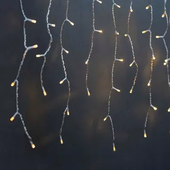 LED páska Nedis WIFILXC04W250 SmartLife světelný řetěz | Rampouch | Wi-Fi | Teplé až chladné bílé | 240 LED's | 5.00 m | Android/