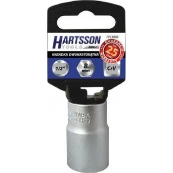 Gola hlavice Nástavec 12-hran 1/2", CrV, 23mm, Dedra