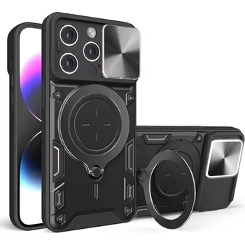 Pouzdro na mobilní telefon Kryt iPhone 16 Pro Techsuit CamGuard Pro - černý