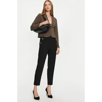 Pánské kalhoty Lola Casademunt by Maite Kalhoty z materiálu MF2414007 Černá Straight Fit XL