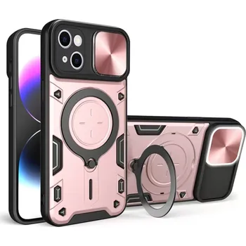 Pouzdro na mobilní telefon Kryt iPhone 15 Techsuit CamGuard Pro - rose gold