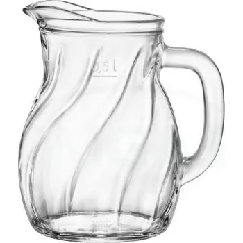 Bormioli Rocco Skleněný džbán s cejchem 100 cl | BR-146141| TOM, BR-146141
