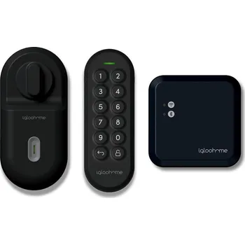 Zabezpečení domácnosti Chytrý zámek Igloohome Retrofit Lock + Keypad + Wi-Fi Bridge ( Bundle)