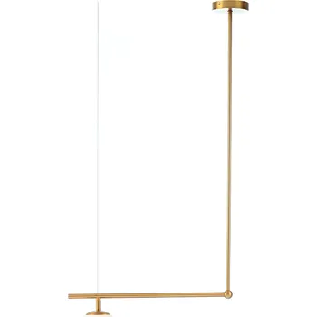 ACA DECOR Stropní závěsné svítidlo THETIS max. 40W/E27/230V/IP20, barva mosazi, V360