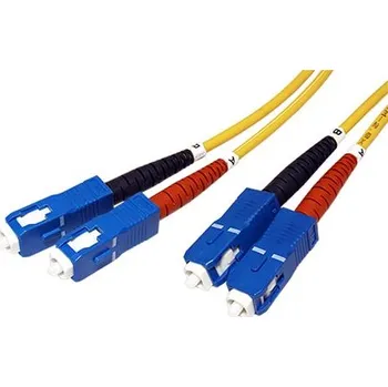 Síťový kabel Optický patchkabel SC-SC 9/125 (single mode), duplex,OS2, LSOH, 5m
