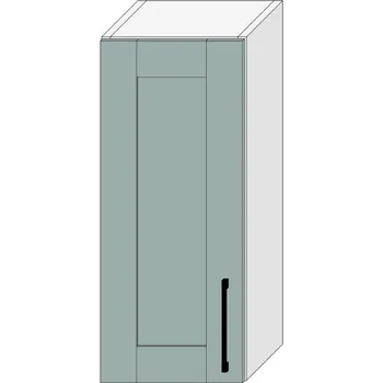 Kuchyňská skříňka Horní skříňka H30/71/L PASTEL Dekor: Zelená