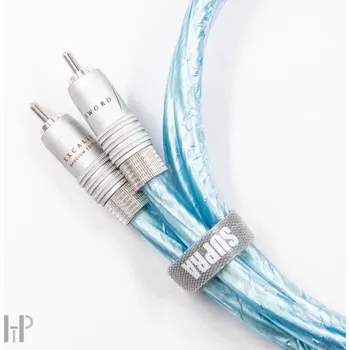 Audio kabel Supra Sword-ISL Excalibur - Referenční signálový kabel s Rhodiovými RCA konektory 1 m