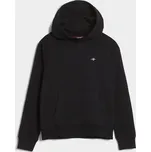 MIKINA GANT SHIELD HOODIE BLACK