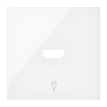 Elektrická zásuvka Simon 100 10001094-130 Kryt 1 násobné zásuvky HDMI bílá