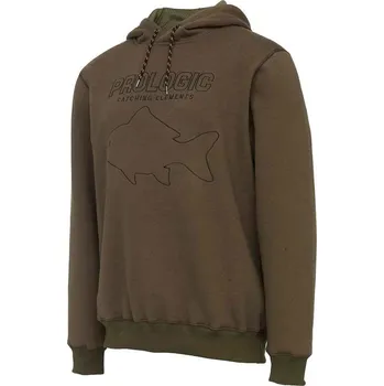 Rybářské oblečení Prologic mikina Mega Fish Hoodie Army Green XXL