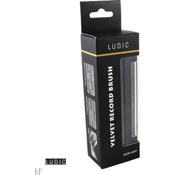 Příslušenství pro gramofon Ludic - Velvet RECORD Cleaning Brush - Velmi jemný semišový kartáč + kartáček na hrot přenoseky