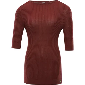 Dámské triko s tříčtvrtečním rukávem NAX NOVAKA hnědá M