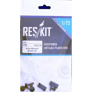 Plastikový model Reskit 1/72 Super Etendart wheels (ACAD,ITAL,HELL)