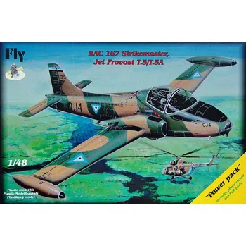 Plastikový model Fly 1/48 BAC 167 Strikemaster 'POWER PACK' (5x camo)