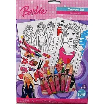 omalovánky Omalovánky s pastelkami BARBIE