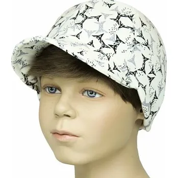 Čepice Fantom ZATEPLENÁ softshellová čepice S POTISKEM - BÍLÁ, vel. 50